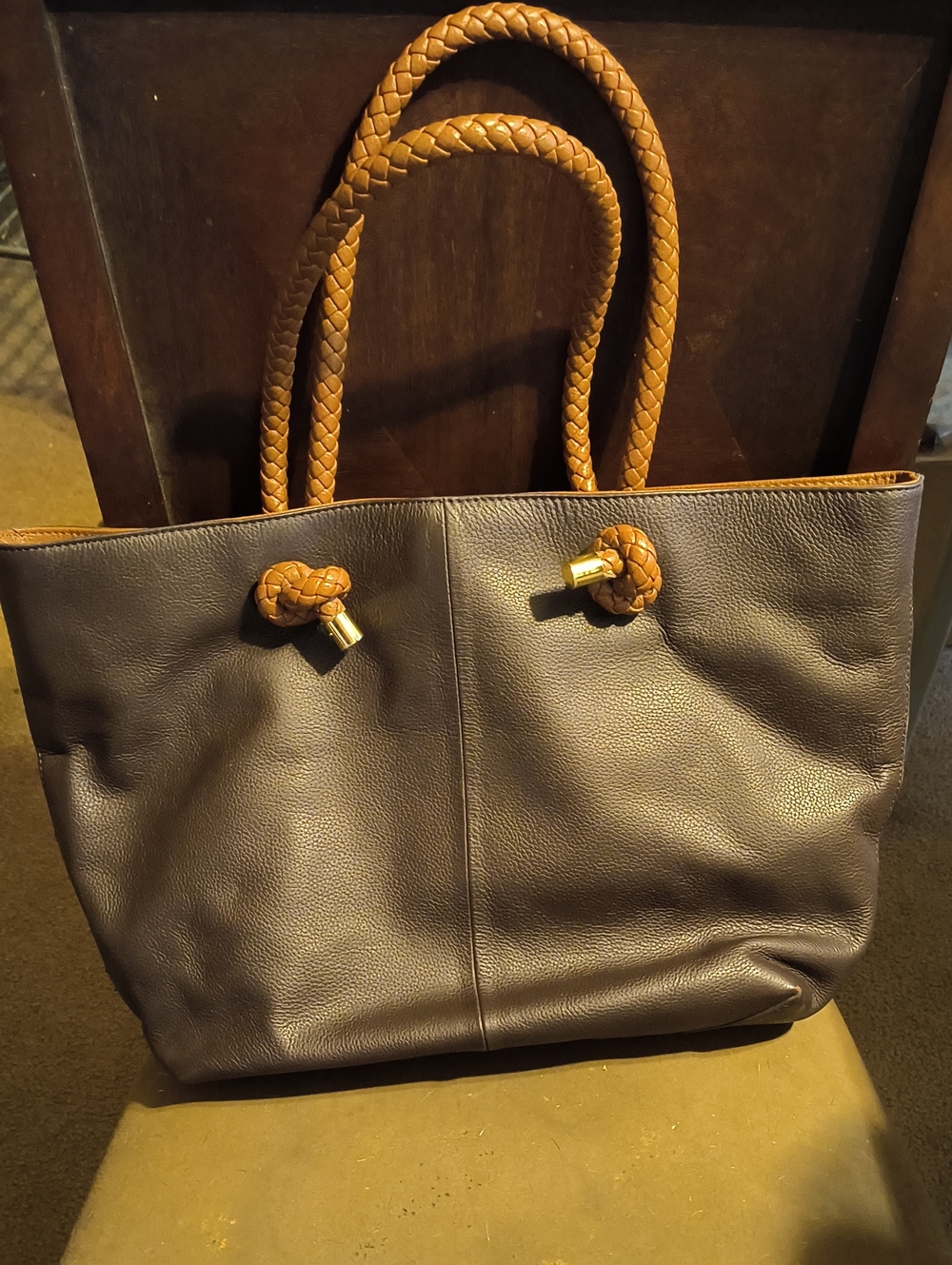 Genuine Leather Clarks Tote Bag